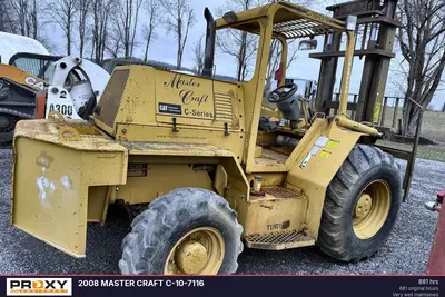 Used 2008 MASTER CRAFT C-10-7116 Internal Combustion Forklifts: Pneumatic Tire Indiana US | Proxy Equipment #1385375