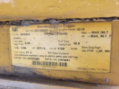 Used CATERPILLAR 3516 Generators British Columbia CA | Lenmark #914110