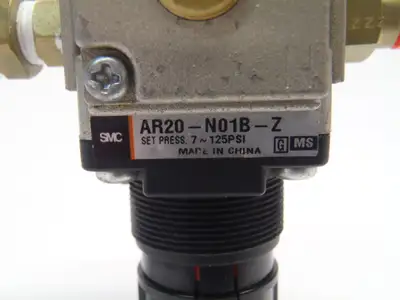 USED SMC PNEUMATIC REGULATOR 7~125 PSI