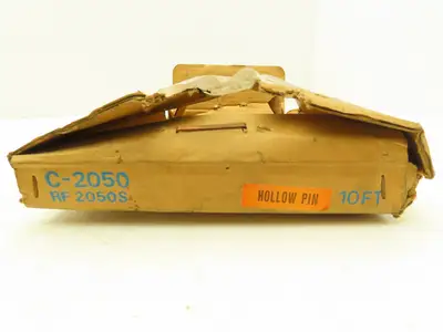 C-2050 Double Pitch Hollow Pin Roller Chain Conveyer 1.25" 10 Ft Length