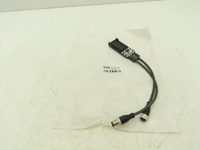 Sick 2093098 System Plug Adapter M12-5 With Extension M12-5 Dip Switch