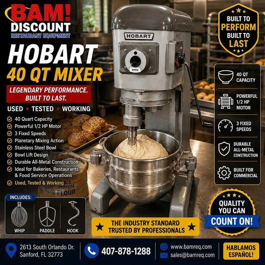 Used HOBART _UNKNOWN_ Bakery Equipment Florida US | BAM Discount Restaurant Equipment #1261609