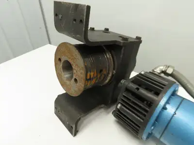 90VDC 1Hp Gearmotor w/ Warner EM 50-20 Clutch Brake 30:1 Gearbox Winch