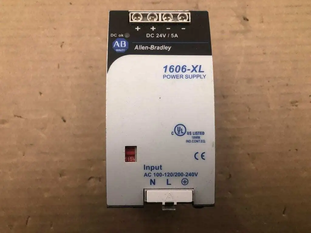 Allen-Bradley 1606-XL120D Ser A Switching Power Supply 24VDC 100-120/200-240VAC