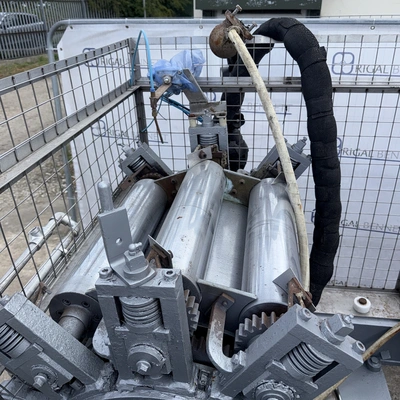 500mm Diameter S/S Roll Drier with 4 Applicator Rolls