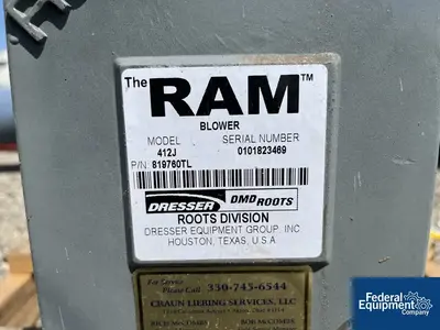NEW Roots Roots Ram Whispair Blower, Model 412J