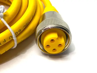 New | in-Stock Turck Minifast Connector Cordset 7/8"-16UN Female 4-Pin 4m U2045 Disconnects Michigan US | Maverick Industrial Sales #1391299