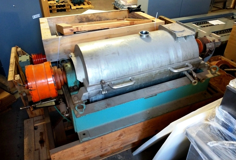 Alfa-Laval MRNX 314B-31G decanter centrifuges, 316SS.