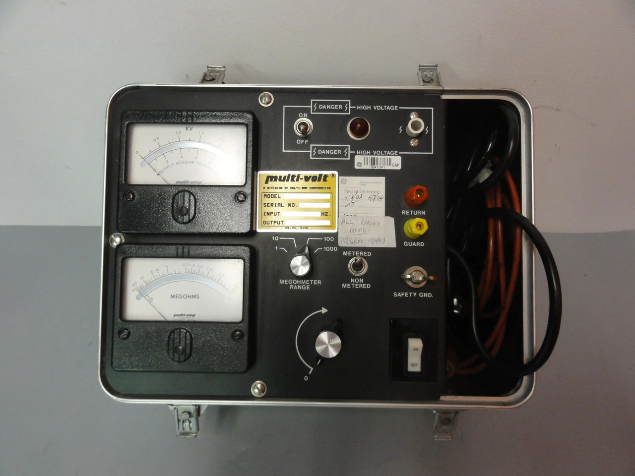 USED MULTI-VOLT MG-25A