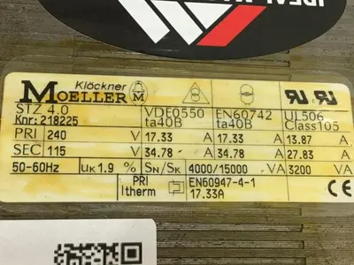 USED KLOCKNER MOELLER STZ4.0