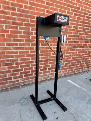 Used POPE SCIENTIFIC WIPED FILM EVAPORATOR  FRAME W/ GRAHAM 8050-50 MOTOR 1/2 HP Wipe Film - Thin Film Evaporators California US | Equipment Lab #1457335