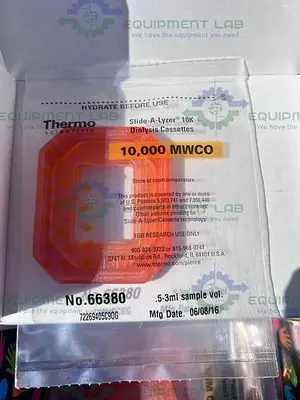 NEW BOX OF 6 - THERMO 66380 SLIDE-A-LYZER DIALYSIS CASSETTE  10,000 MWCO, 0.5-3 ML