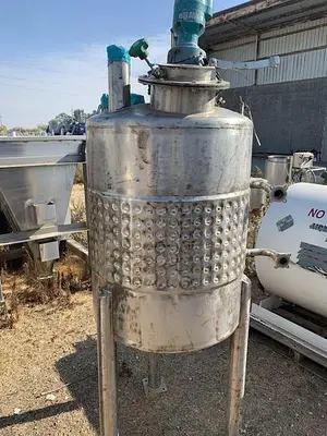 Tank, 100 Gallon, S/st, Jkt, Agit, 28" x 32", DT/DB, #S742658