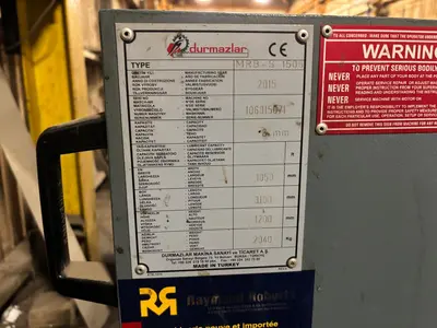 DURMA MRB-S 1506 Plate Rolling Machines | FERRIC Machinery, Inc. (3)