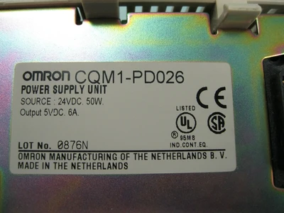 Omron PLC Modules CQM1-CPU21-E, CQM1-OD214, CQM1-DA021, etc D12