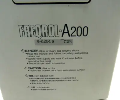 REFURBISHED MITSUBISHI FR-A240E-0.4K DRIVE INVERTER FRA240E04K