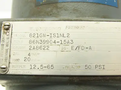 Foxboro 821GM-IS1NL2 Electronic Pressure Transmitter 12.5-65VDC 50PSI