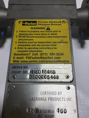 USED Parker 33753-SS 12M10-1FSD