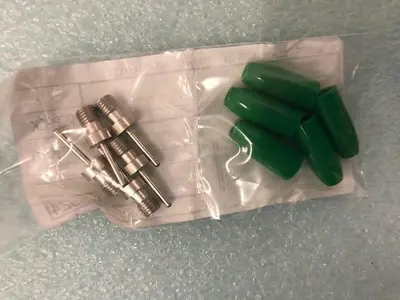 CONN PLUG INSUL SOLDERLESS GREEN QTY 6