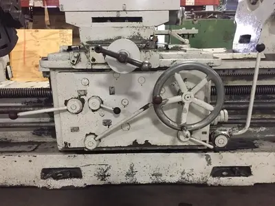 37"/50" x 210" MEUSER GEARED HEAD GAP BED ENGINE LATHE