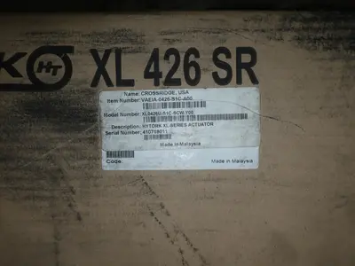 2 PALLETS OF ASSORTED ACTUATORS, JAMESBURY, HYTORK, DRESSER, ALLEN SHERMAN- HOFF, TRIAC CONTROLS