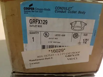 NEW CROUSE-HINDS GRFX129
