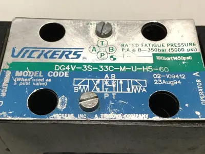 USED VICKERS DG4V-3S-33C-M-U-H5-60