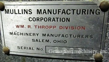 3″ x 8″ Thropp Mill, Item # 1376