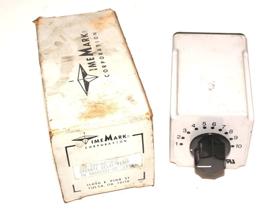 USED TIMEMARK 98A00321-02 RELAY 330-24V-60S 98A0032102