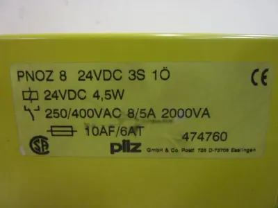 USED PILZ PNOZ824VDC3S1O