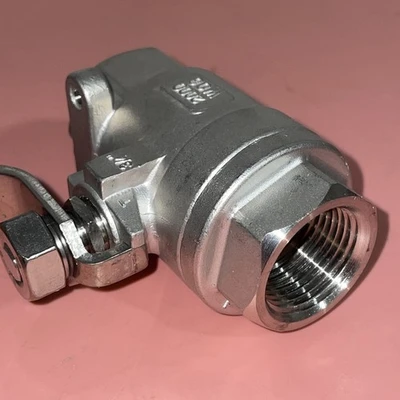 3/4" 316 Stainless Steel Manual Threaded Ball Valve 2000PSI WOG Fast Shipping!