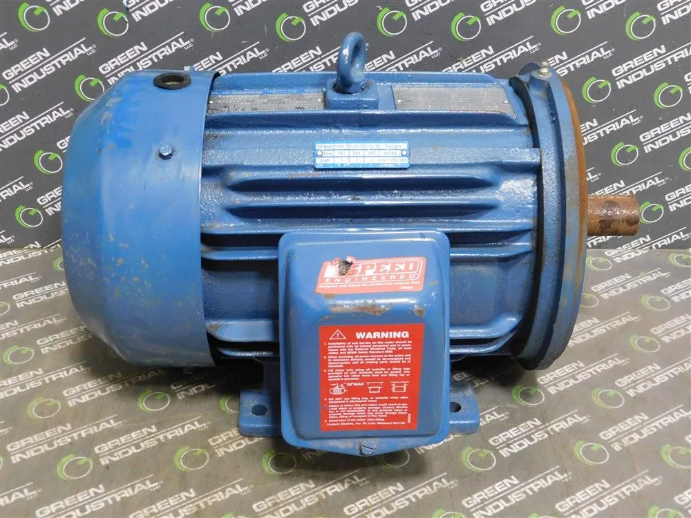 A.O.Smith F-391322-65 AC Motor 3HP 230/460V 1760 RPM 8.2/4.1A Used
