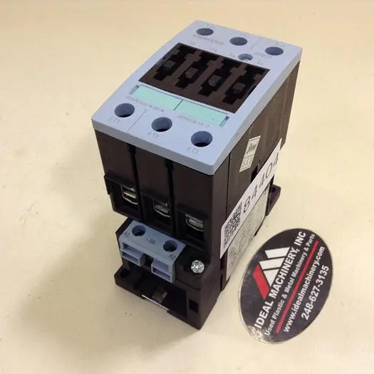 Used SIEMENS 3RT5 034-1AG20 PLC Contactors | Ideal Machinery #622149