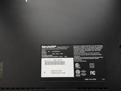 Used Sharp Used Sharp 32" HDMI TV TVs Illinois US | Falcon Restaurant Supply #1375848