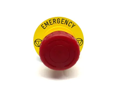 USED BANNER ENGINEERING PANEL-MOUNT EMERGENCY STOP PUSH BUTTON 30MM 2NC/1NO