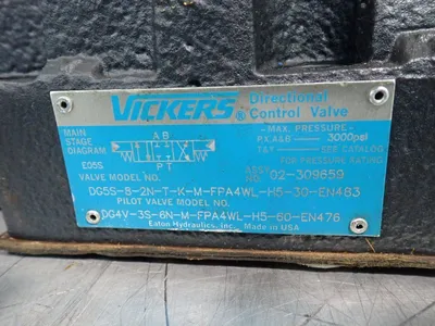 Used VICKERS DG5S82NTKMFPA4WLH530EN483 Pumps Ohio US | HGR 24 #877690