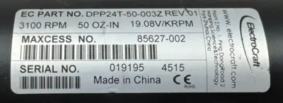 USED MAXCESS / FIFE GMA-3-6-076.1-ISCT-KR ACTUATOR M335439 DPP24T-50-003Z