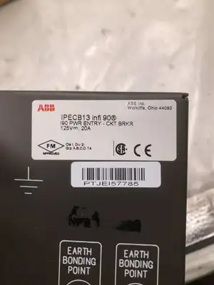 ABB IPECB13 Infi-90 Power Entry Circuit Breaker 125VDC 20mA AB01900 -NIB