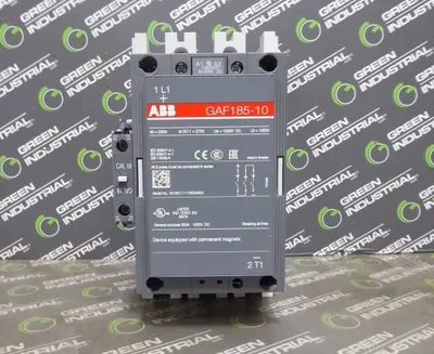 ABB GAF185-10 3 Pole Contactor 1SFL497025R7011 Broken Fin See Pictures Used