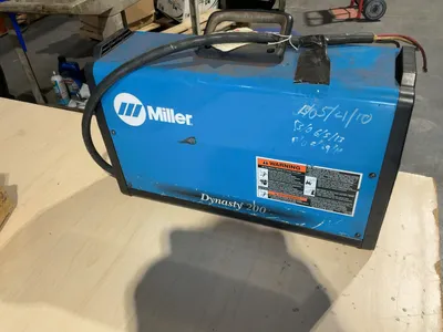 Used MILLER DYNASTY 200 PORTABLE AC/DC TIG AND STICK INVERTER WELDER Tig Welders Michigan US | Miedema Asset Management Group #1424982