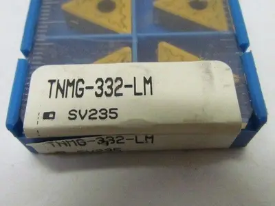 Valenite Spectrosystem TNMG-332-LM SV235 I.S.O.# TNMG 160408 Carbide Insert 10pc