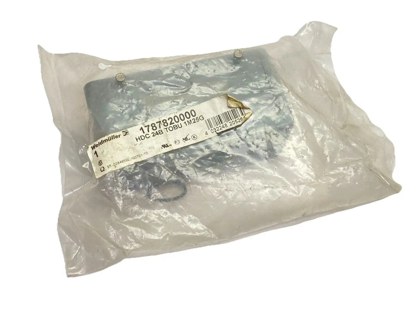 NEW WEIDMÜLLER INDUSTRIAL CONNECTOR HOOD HDC 24B TOBU 1M25G