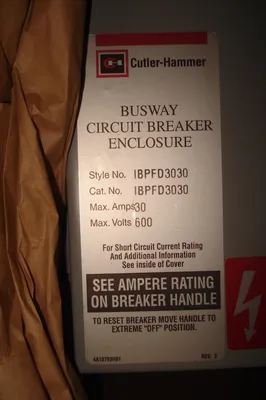 NEW CUTLER HAMMER IBPFD3030 BREAKER
