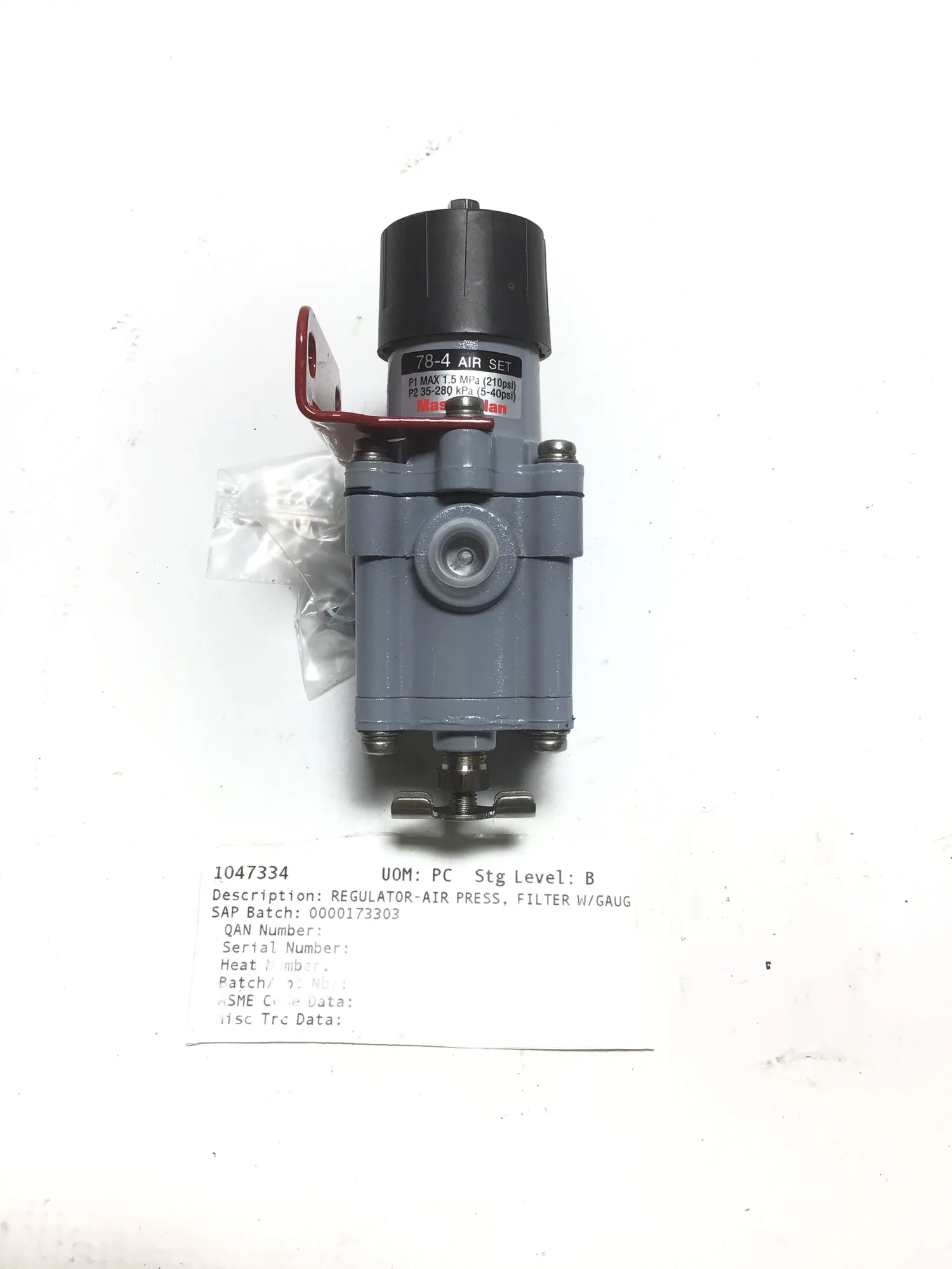 Masoneilan 78-4 Air Filter Regulator 1.5MPa (210PSI)