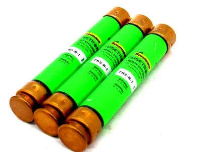 NEW LOT OF 3 BUSSMANN FRS-R-1 FUSES FRSR1