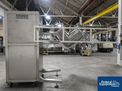 USED Bectochem 3 Cu.Ft. Bectochem V Blender, S/S