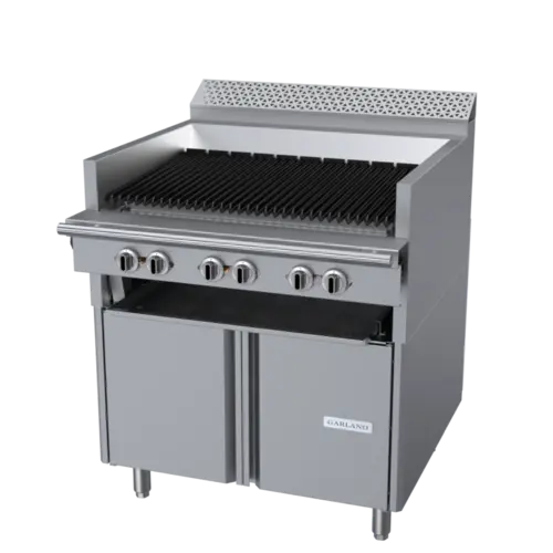 Garland C36-NRS 36" Gas Range w/ Charbroiler & Storage Base, Natural Gas