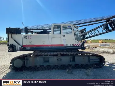 Used 2006 TEREX HC80 Crawler Cranes Louisiana US | Proxy Equipment #1377802