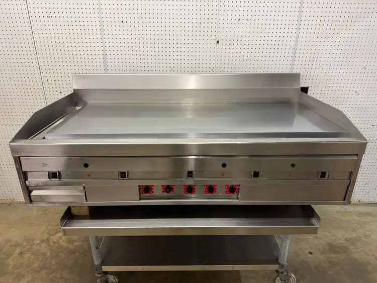 Used Magikitchn Used 60" MagiKitch'n MKG-60-STL NG Griddle with Solid State Controls - 150,000 BTU - FG Commercial Flat Top Griddles Illinois US | Falcon Restaurant Supply #1374836