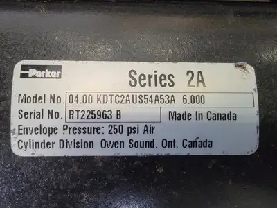 USED PARKER FILTRATION 04.00 KDTC2AUS54A53A 6.000